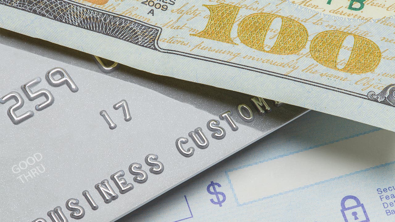 Cash and credit cards