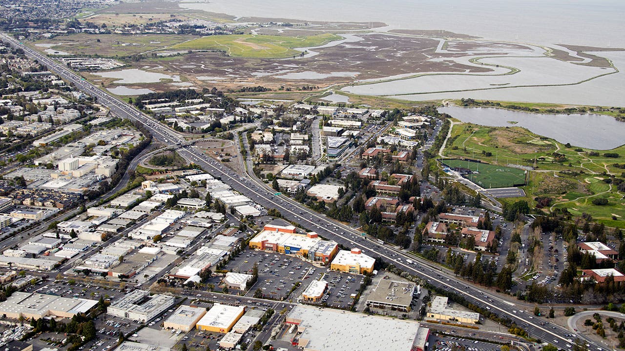 Mountain View aerial view