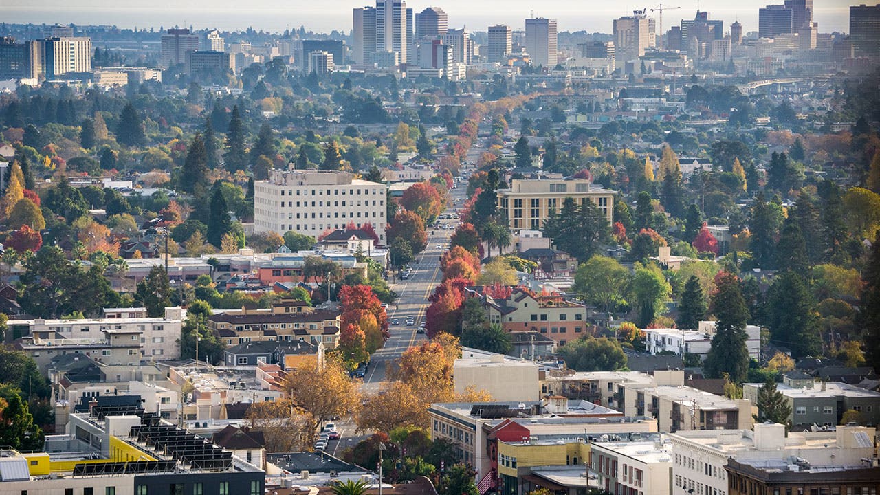 Aerial view of Oakland