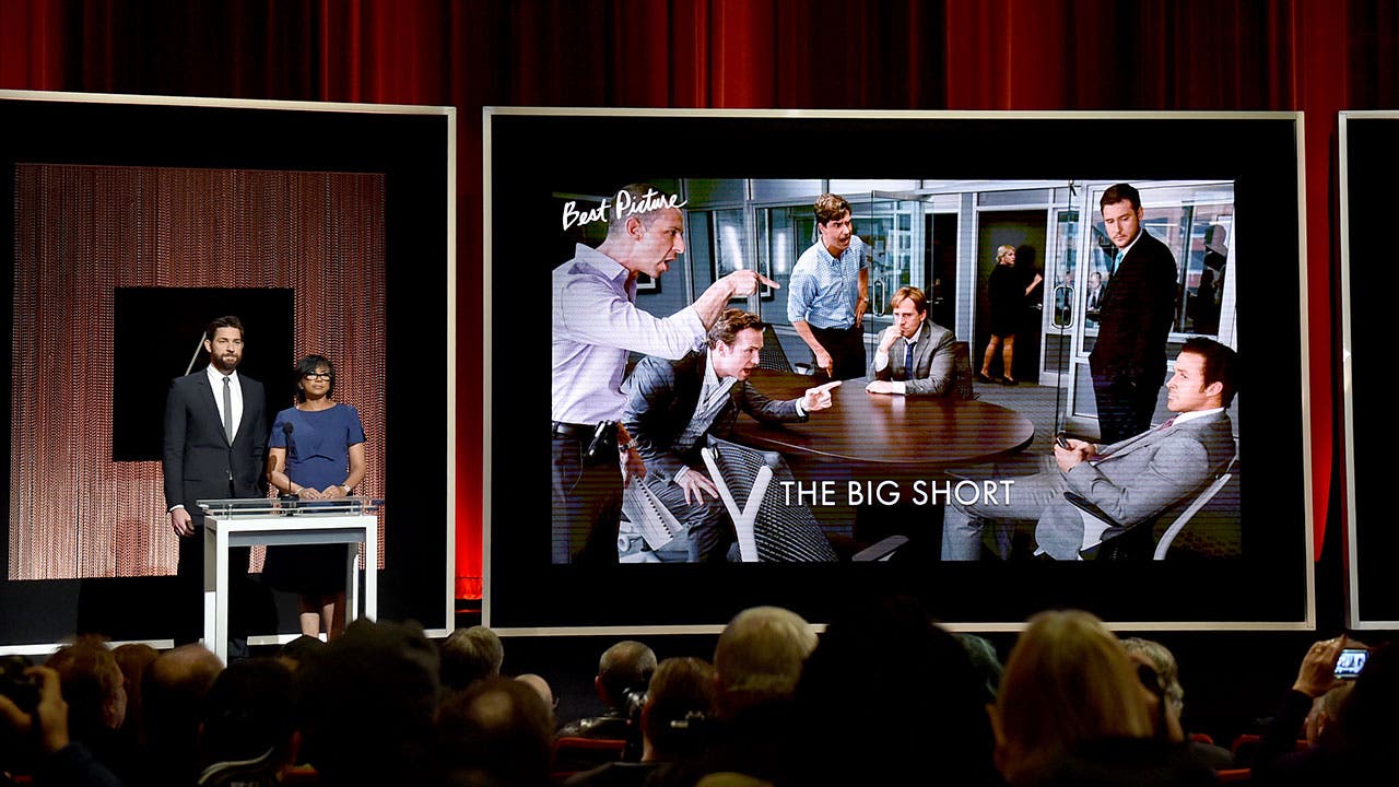 The Oscars presents award for The Big Short