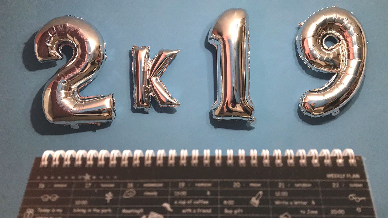 2019 Silver balloons
