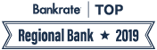 Bankrate's 2019 Top Regional Bank Award