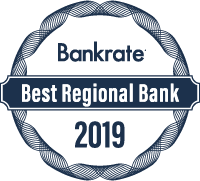 Bankrate's 2019 Best Regional Bank Award