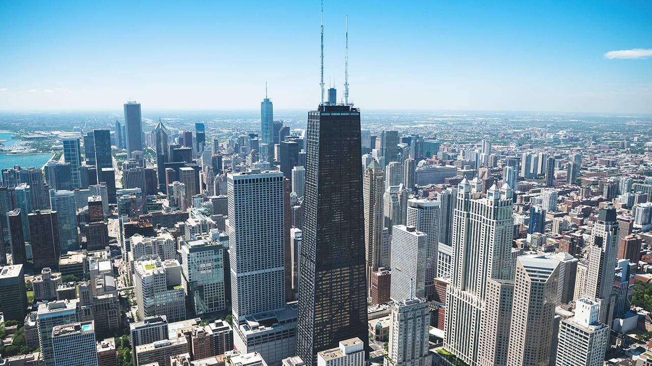 John Hancock building in Chicago