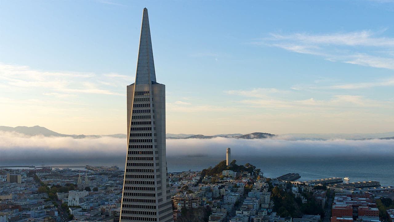 Transamerica pyramid in San Franscisco