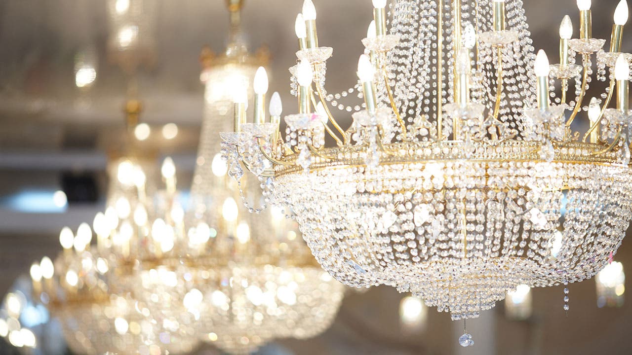 Crystal chandelier