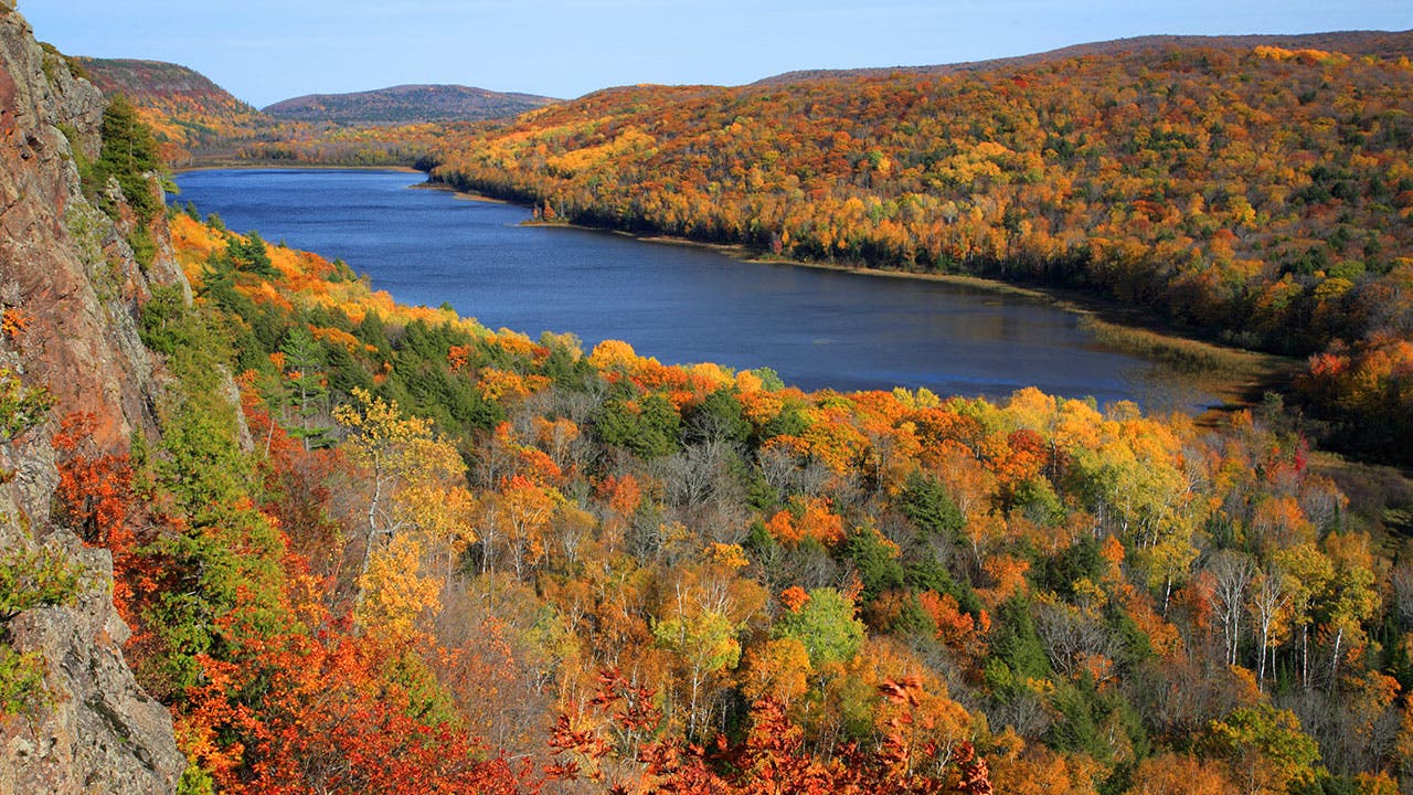 Michigan countryside in the fall