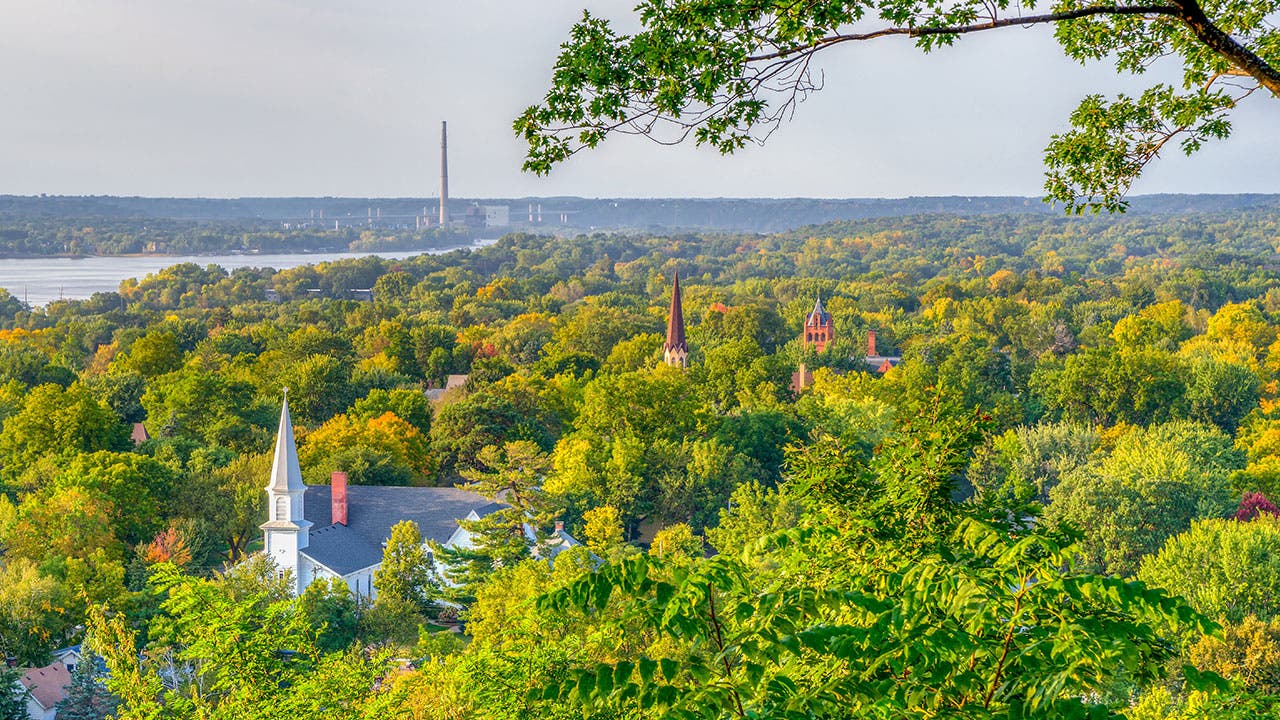 Wisconsin aerial shot