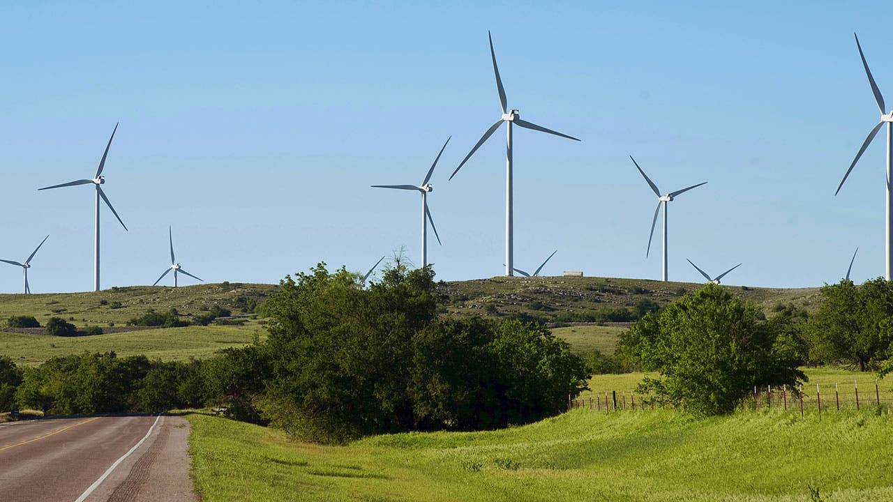Wind mills in Oklahoma