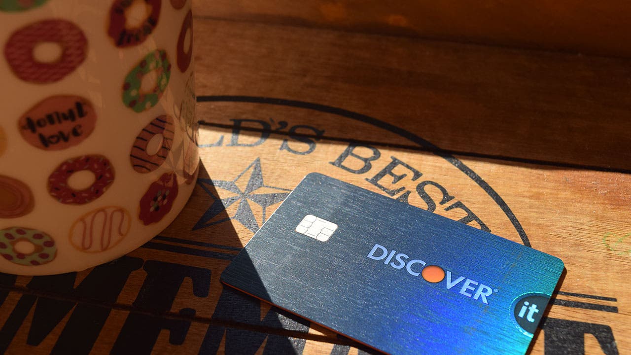 Discover credit card used as payment