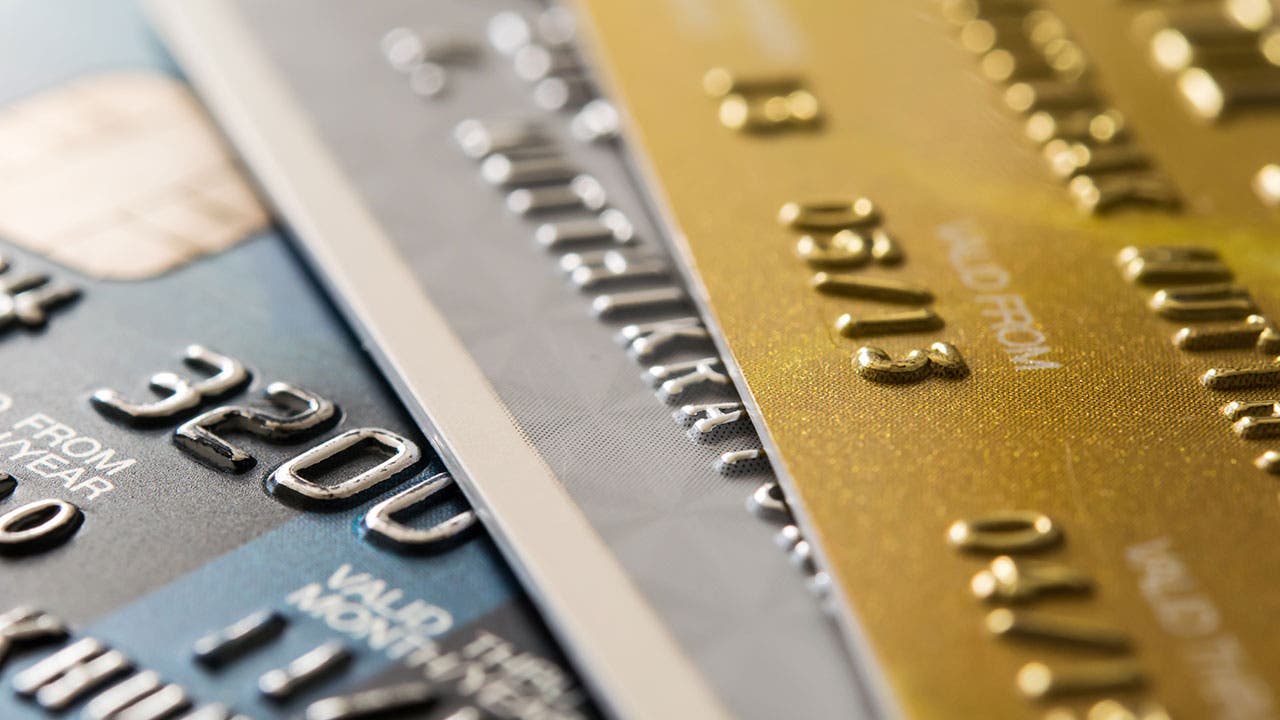 Credit card pile