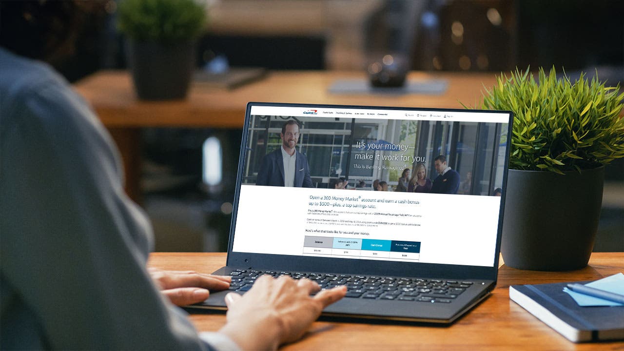 Captial One website