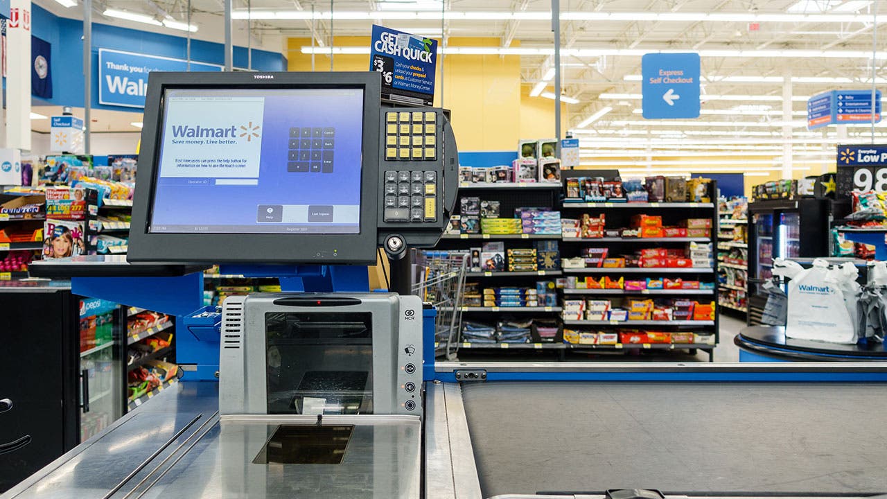 Walmart register