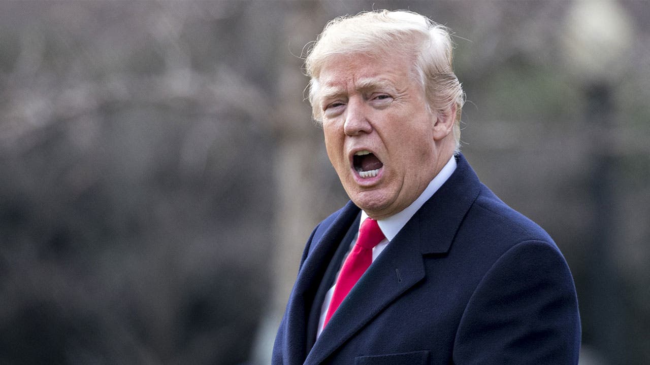 Trump yelling