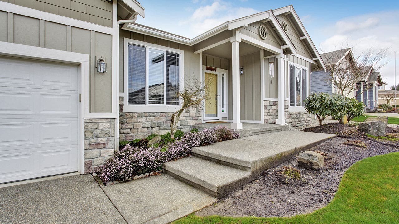 Gray residential home