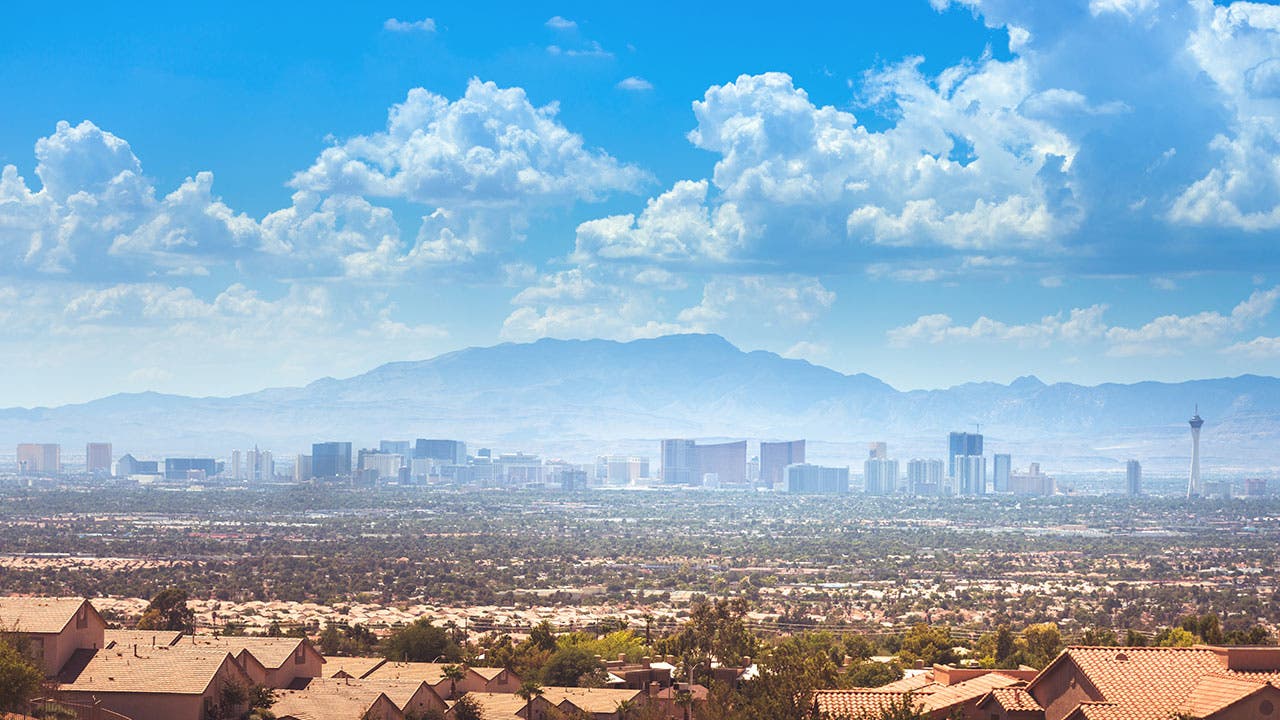 Residential housing in Las Vegas