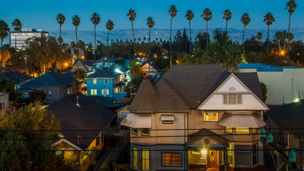 A neighborhood in California
