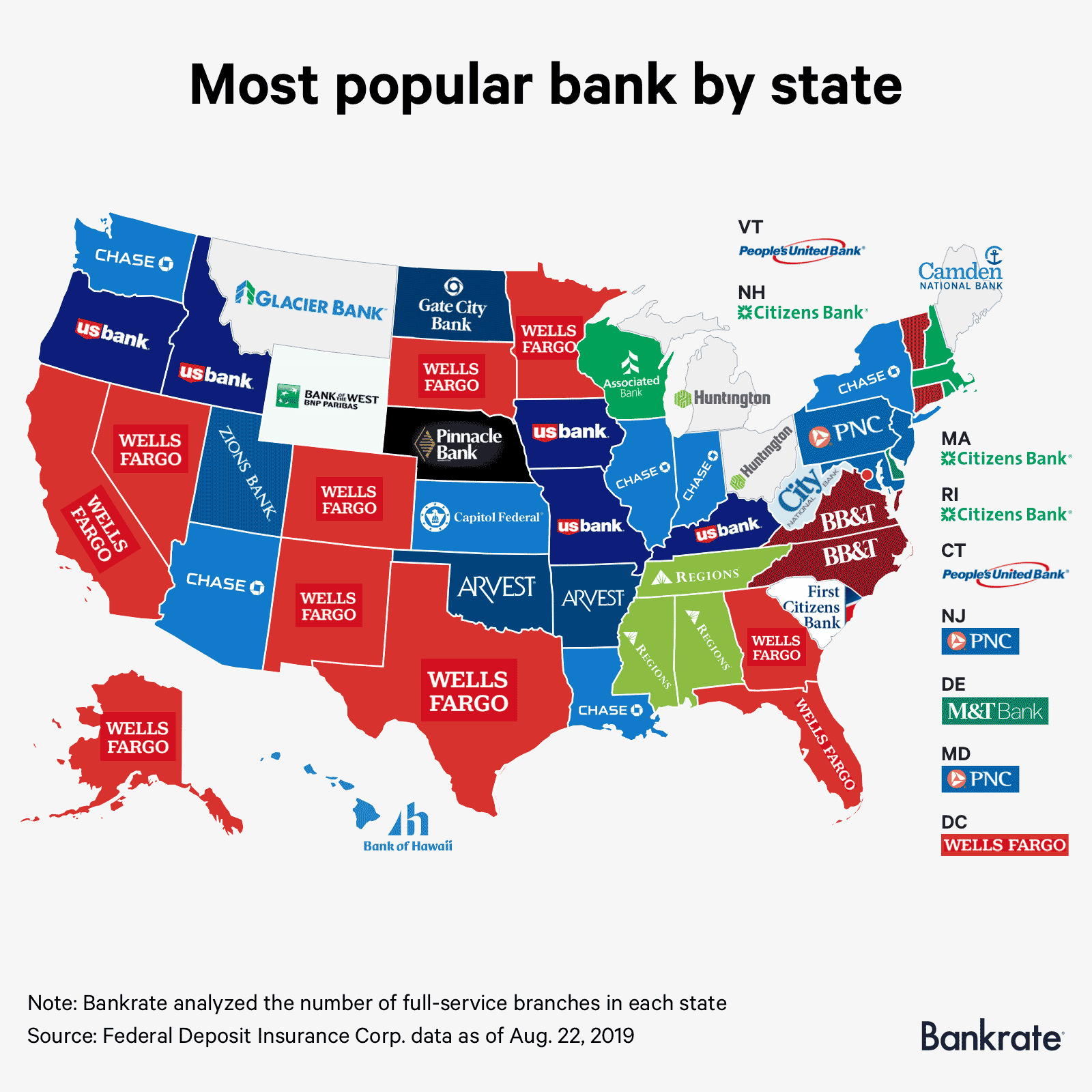 Chase Locations Map – Map Of The World