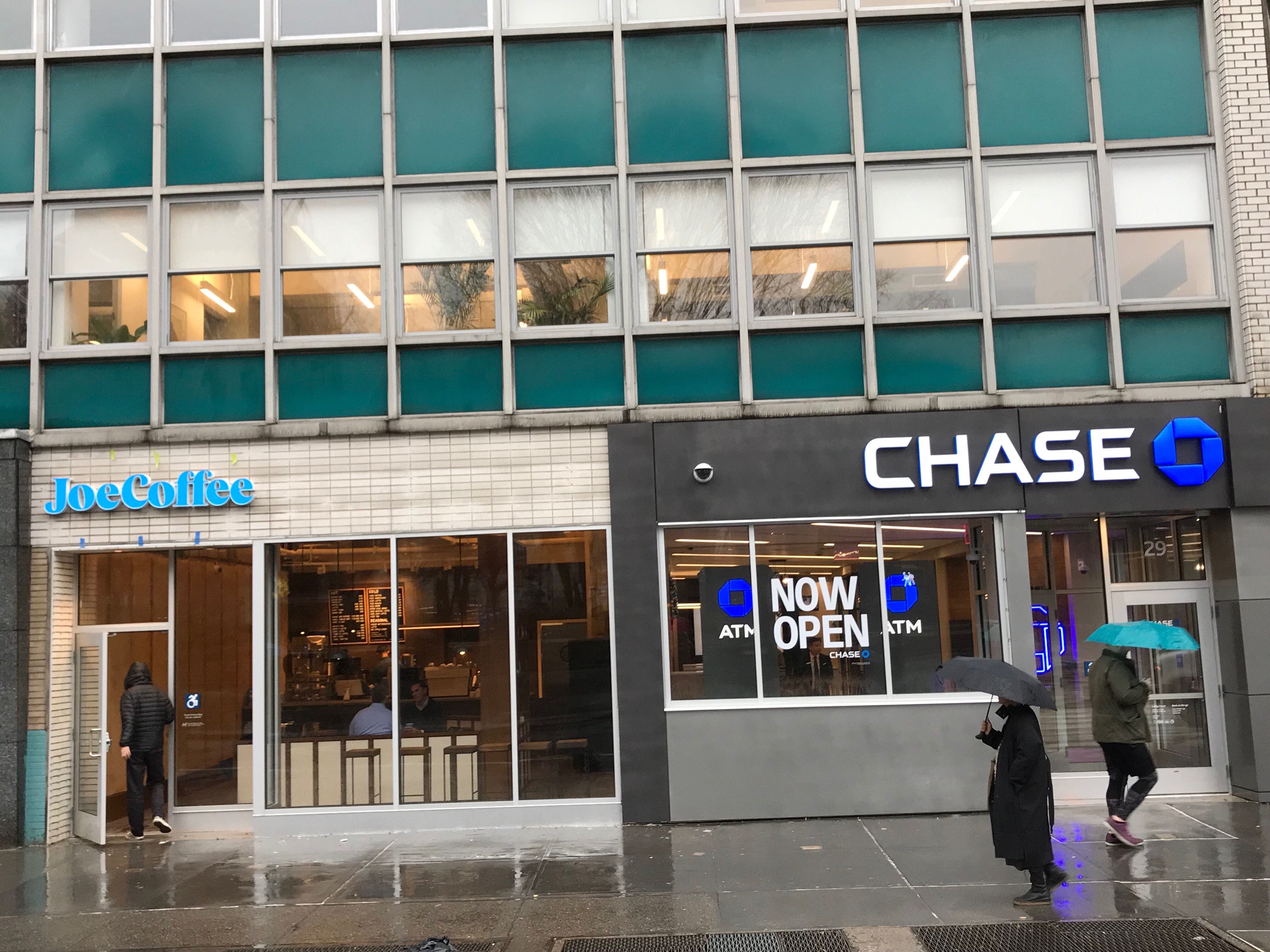 Chase Joe Coffee outside
