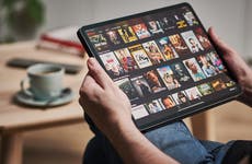Person using tablet