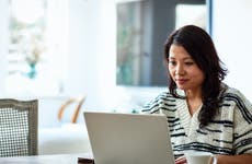 Woman at computer