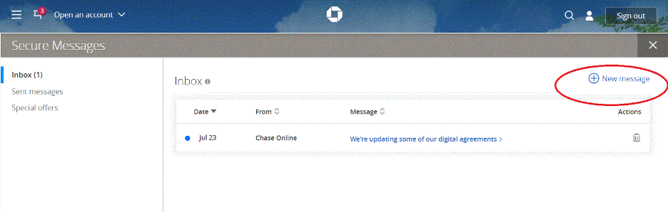 chase dom credit card account