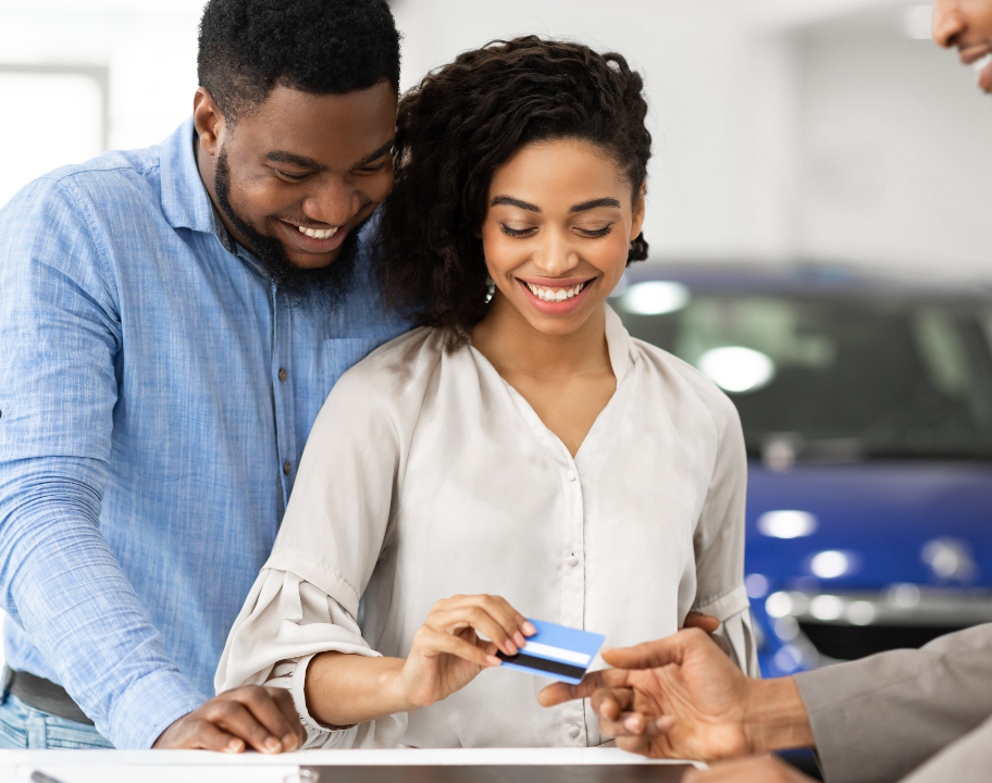 can you buy used car with credit card